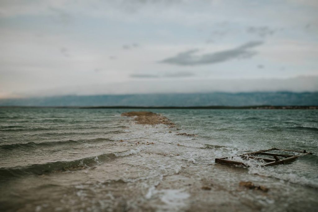 stormy Adriatic coast