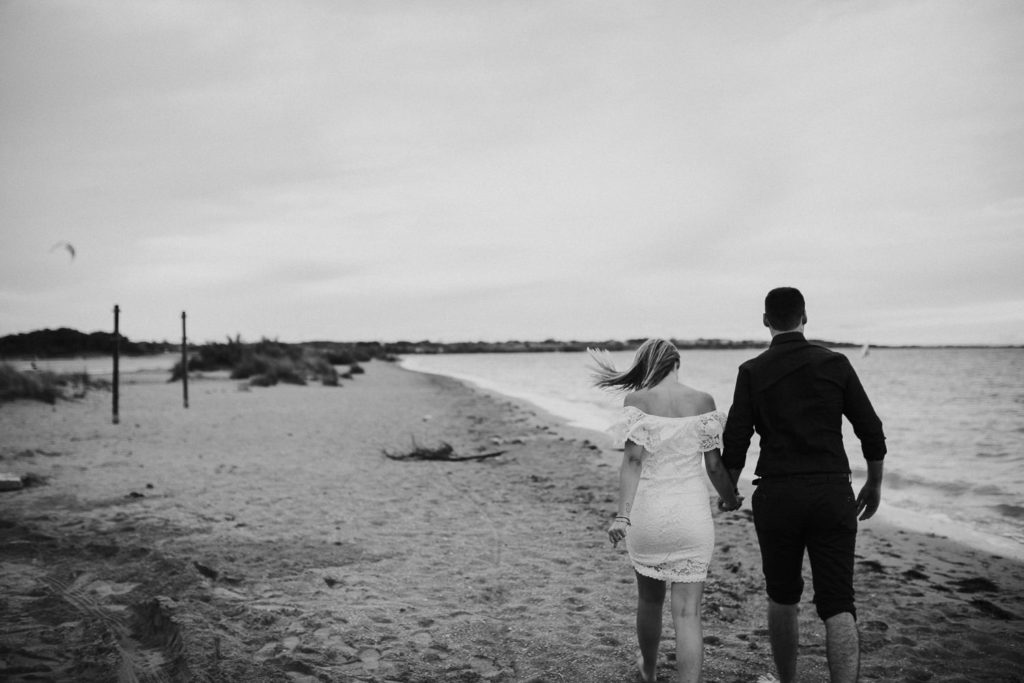 stormy engagement session