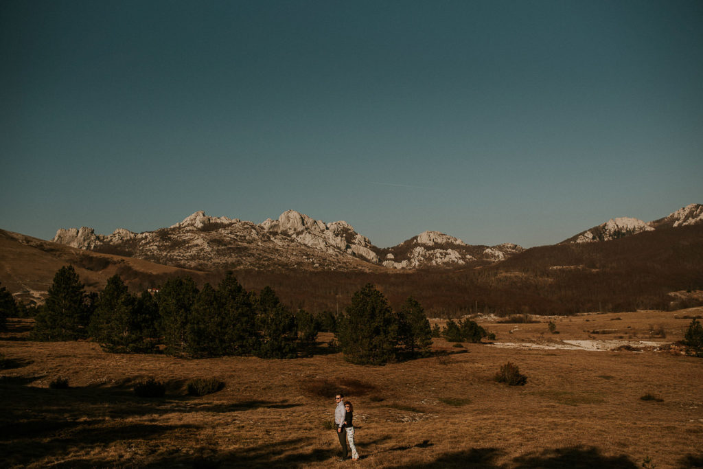 session in mountains 