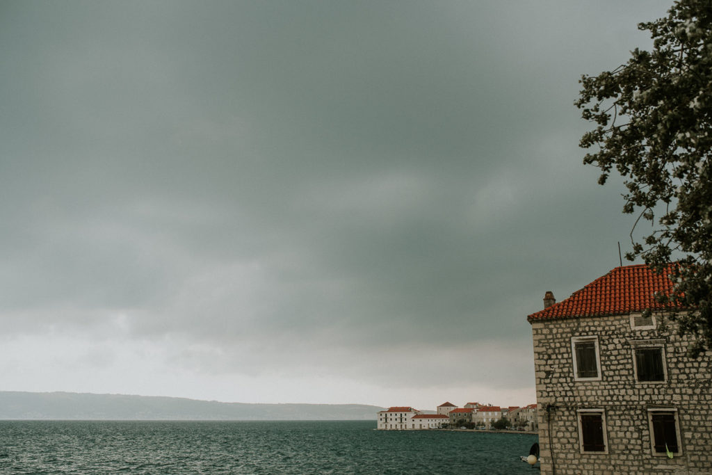 old town on adriatic