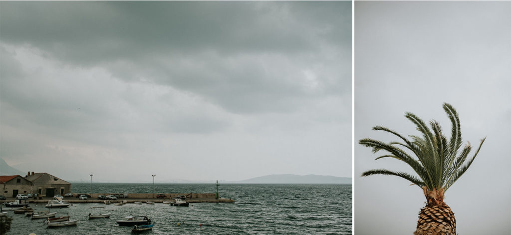 stormy adriatic coast